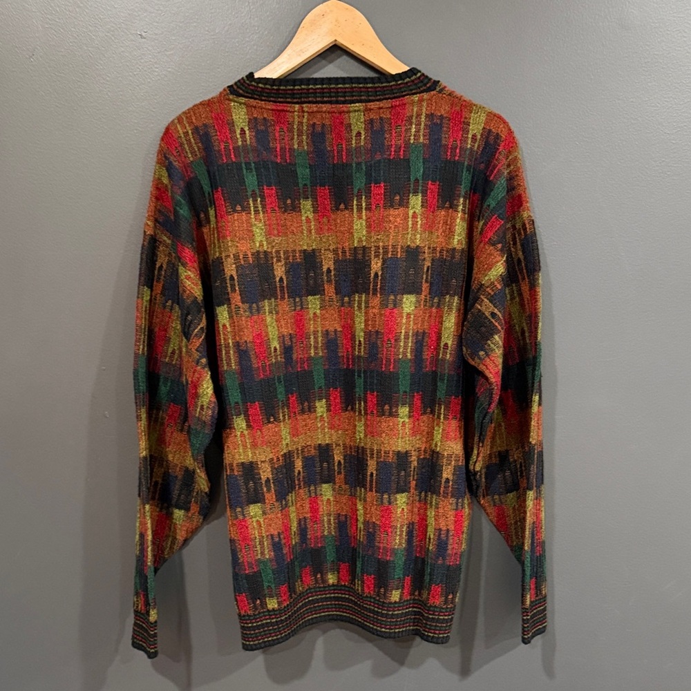 Protégé Multicolor Patterned Crewneck Sweater - image 4
